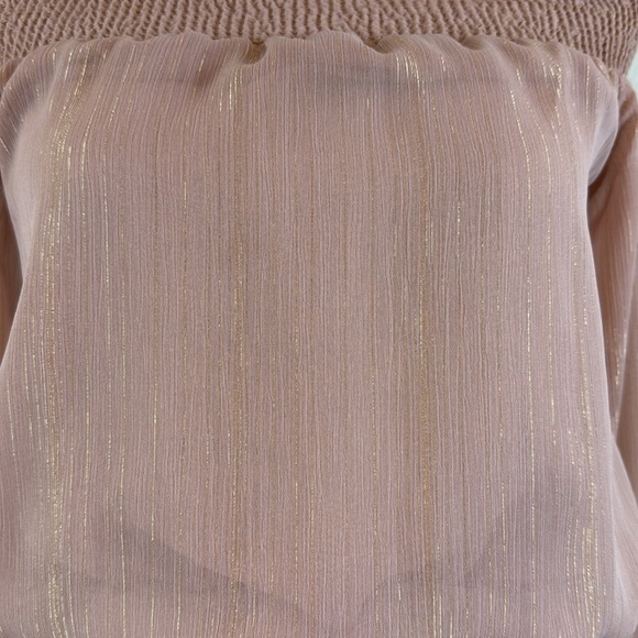 Show Me Your MuMu Pink Ruffle Smocked Maxi Dress Size XS - Picture 7 of 10